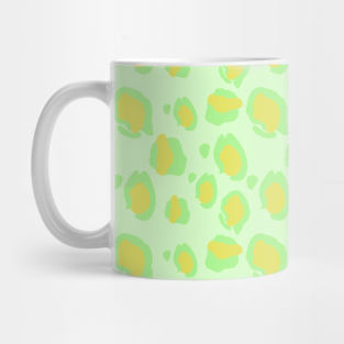 Neon Green Cheetah Print Mug